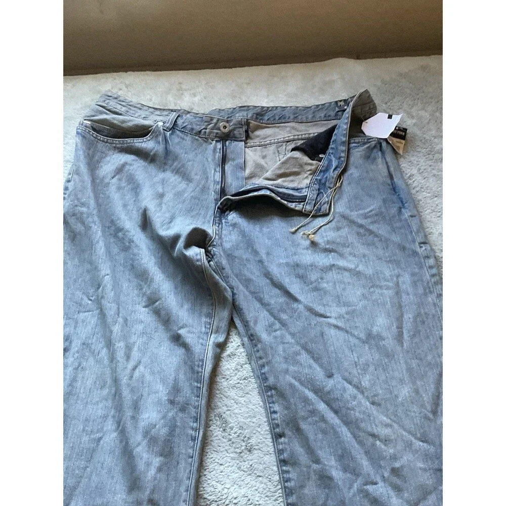 Zoo York Bronx Unbreakable Mens Dark Wash Straight Leg Button Fly Jeans Sz 40